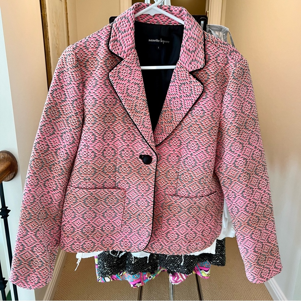 Nanette Lepore tweed blazer